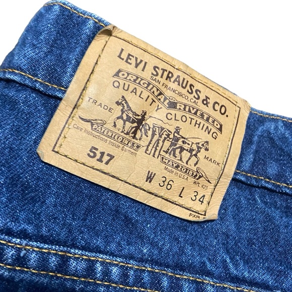 VINTAGE (1993)MADE IN USA/ORANGE TAB/LEVI 517 - Picture 8 of 16